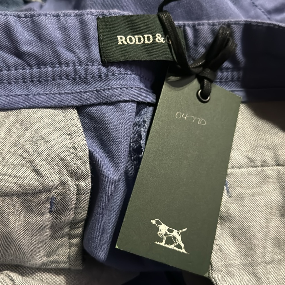 Rodd & Gunn Royal Blue Cotton Linen Blend Cargo Shorts Size 40 Item # 005813-03 - Picture 8 of 8